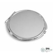 Double miroir de poche Chrome