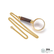 Collier avec mini-Loupe 10K